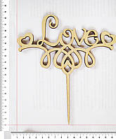 Топер Love 17,5 х 16 см