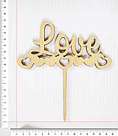 Топер Love 16 х 15 см