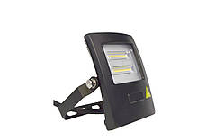 LED прожектор для освітлення вулиці, двору — 950 Лм 10 Вт 220 В (екв.75 Вт л.н.) нейтра-білий, 121х90х36мм, IP65