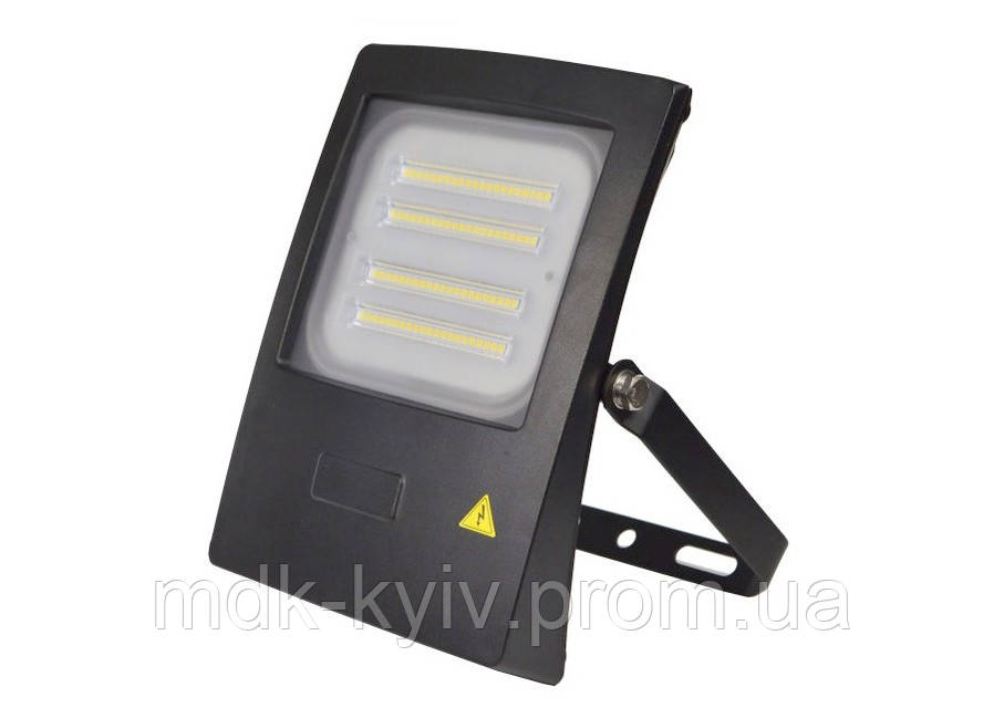 LED прожектор для освітлення спортзалу — 4750 Лм 50 Вт 220 В (екв.375 Вт л.н.) холодно-білий, 245х180х70 мм, IP65, фото 1