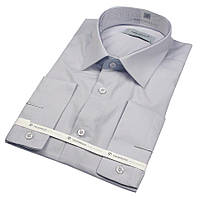 Чоловіча сорочка Negredo 31000 Slim світло-сірого кольору