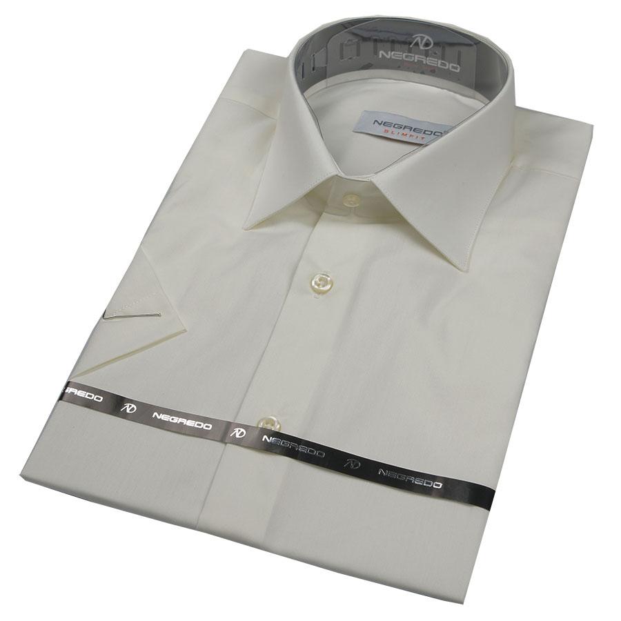 Чоловіча класична сорочка Negredo 21008 Slim в молочному кольорі, фото 1