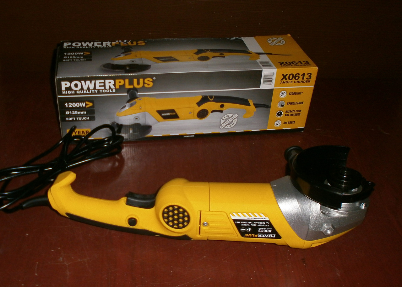 Нова гарна болгарка 125 мм із Європи PowerPlus X0613 з гарантією, фото 1
