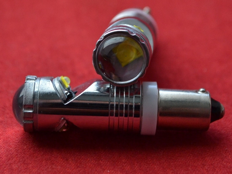 H21W/T4W/H6W/BA9S CREE 3шт білий 6000Lux найяскравіші, фото 1