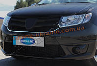 Накладка на решетку радиатора Omsa на Dacia Logan MCW 2013