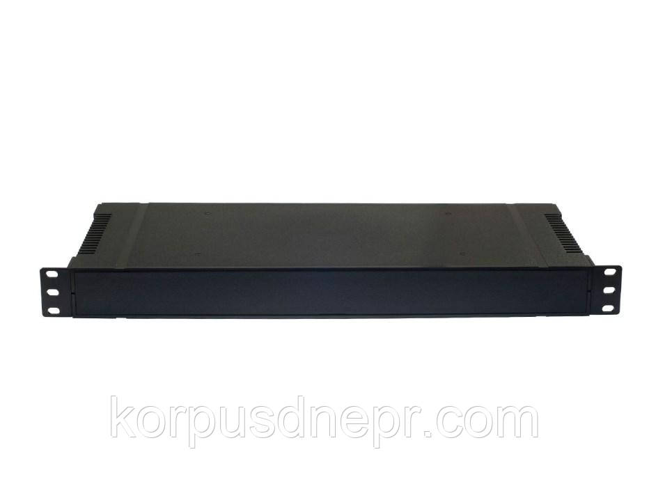 Корпус пластиковий G17081UBK в 19" стійку 431х203х43