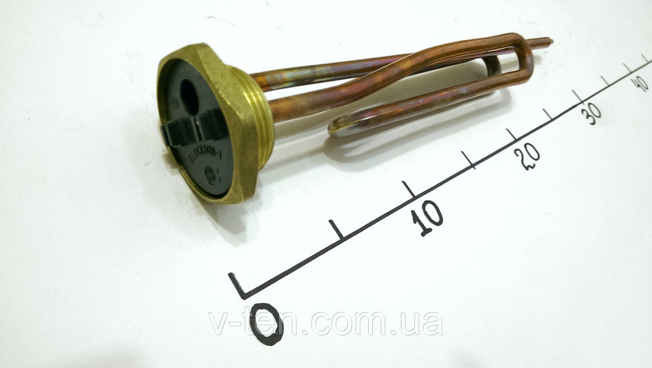 ТЕН для бойлера 2500W з різьбою 1¼" та місцем під анод м6 Електрон-Т (Україна)