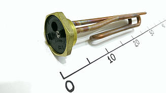 ТЕН для бойлера 3000W L-75 з різьбою 1¼" та місцем під анод м6 Електрон-Т (Україна)