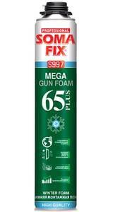 Піна монтажна професійна всесезонна/зима 850 мл (преміум клас) MEGA 65 Plus SOMA FIX