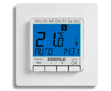 Программируемый терморегулятор с ЖК-дисплеем Eberle Fit 3F