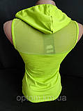 Спортивні майки на літо з капюшоном., фото 4