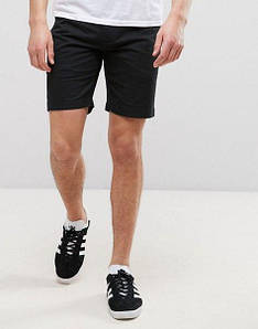 Мужские шорты D-Struct - Черного цвета премиум хлоппок (чоловічі шорти)