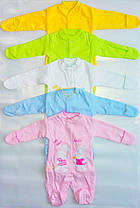 Чоловічок інтерлок із вишивкою 56,62,68,74 см