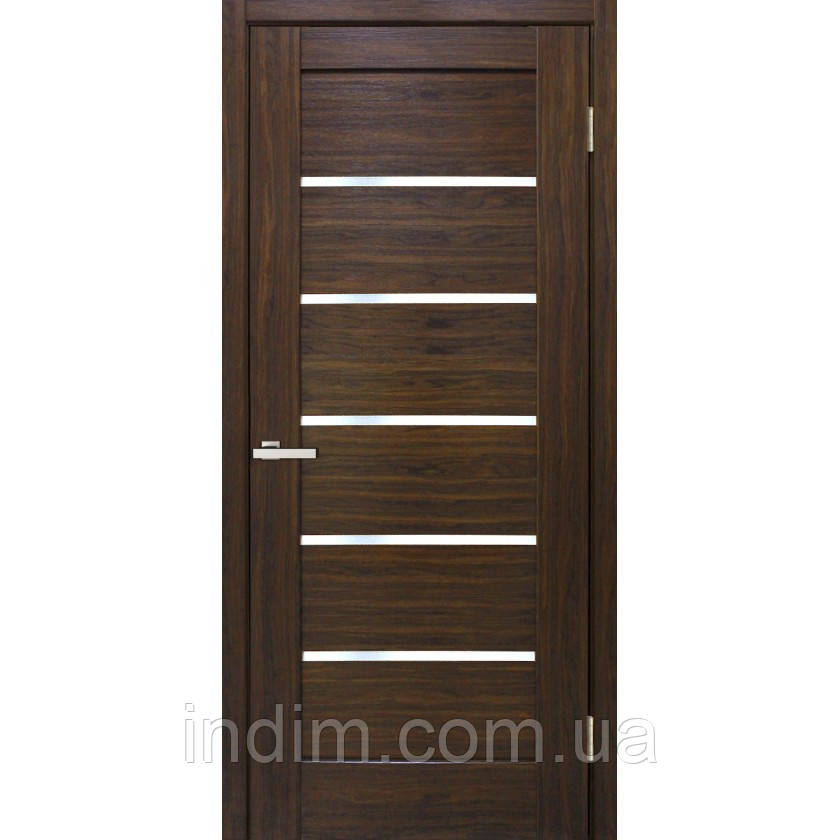 Двері-натуральний шпон Токіо ЗА палісандр FL Lux, фото 1