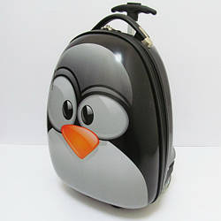 Валіза дитяча на 2 колесах "Пінгвін" L16" №2188-3