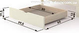 Односпальне ліжко Карина 80 (Мебігранд/Mebigrand) 860х2020(2120)х800мм, фото 3