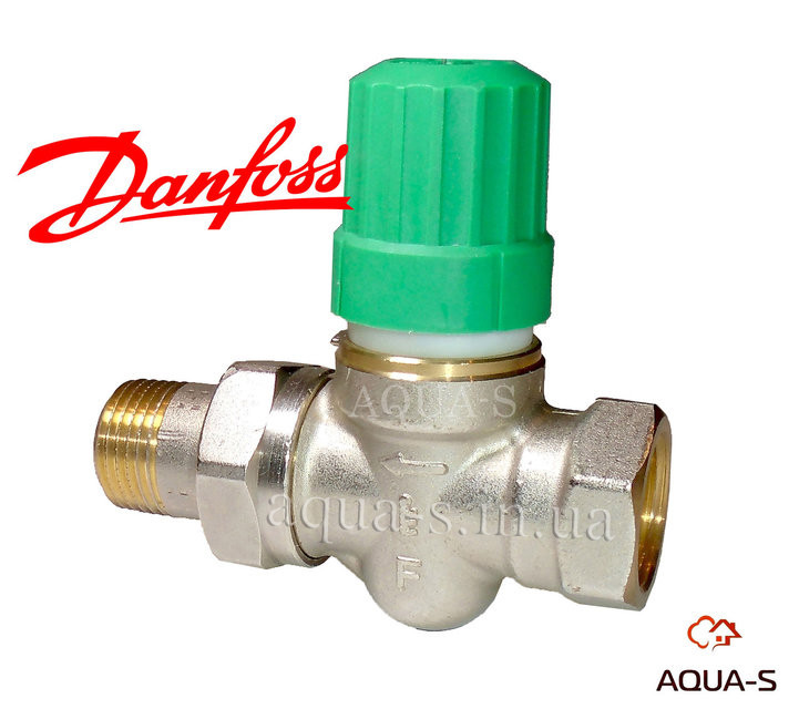 Клапан радіаторний Danfoss RA-DV 15 прямий термостатичний динамічний 013G7710, фото 1