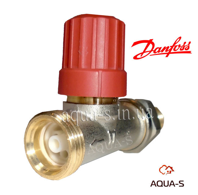 Клапан радіаторний Danfoss RA-N 15 прямий термостатичес із зовнішньою різзю (013G4202), фото 1