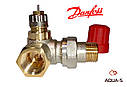 Клапан радіаторний Danfoss RA-N DN 15 кутовий (лівий) термостатичний 013G0234, фото 3