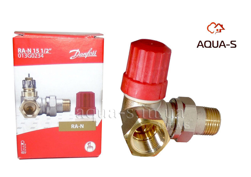 Клапан радіаторний Danfoss RA-N DN 15 кутовий (лівий) термостатичний 013G0234, фото 1