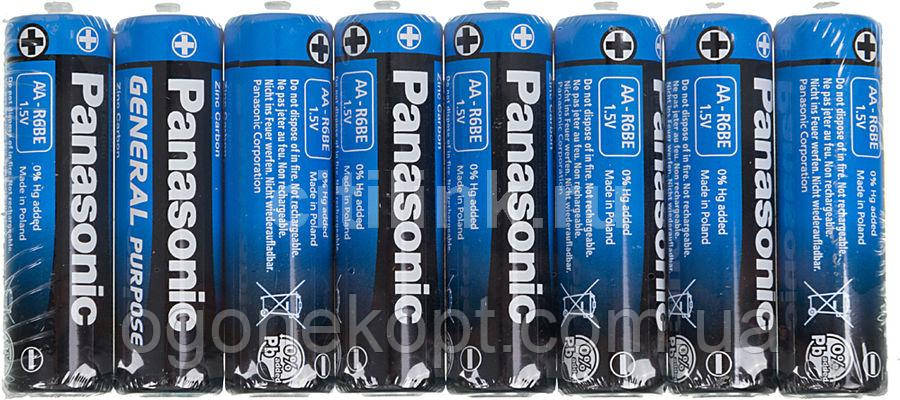 Батарейки Panasonic — General Purpose АА R6 1.5V 8/48/240шт