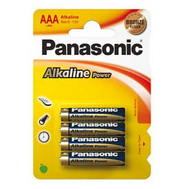 Батарейки Panasonic — Alkaline Power ААА LR03 1.5V 4/48/240шт