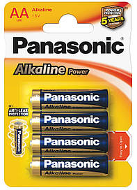 Батарейки Panasonic — Alkaline Power АА LR6 1.5V 4/48/240шт