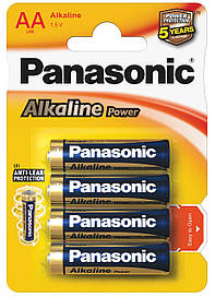 Батарейки Panasonic — Alkaline Power АА LR6 1.5V 4/48/240шт