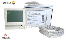 Терморегулятор кімнатний Veria Control T45 (з LCD-дисплеєм) для електричного нагрівання (189B4060)
