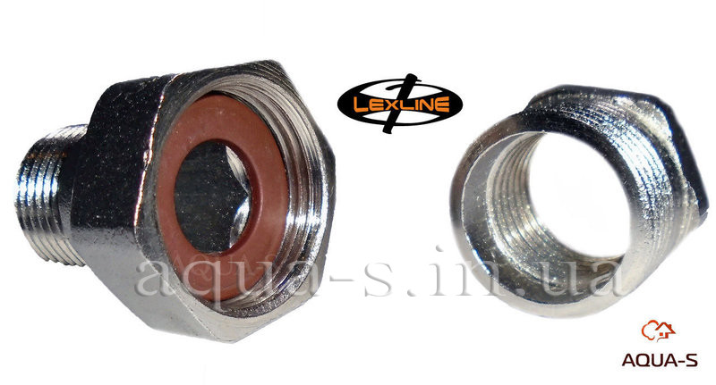 Згін американка LexLine прямий DN 1/2" К.0801-В