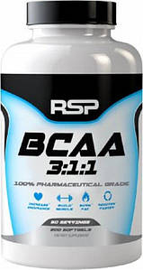 BCAA RSP Nutrition BCAA 3:1:1 200 капс.