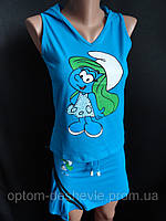 Молодіжні костюмчики зі спідничкою на літо.