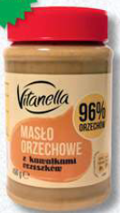 Арахісове масло Vitanella зі шматочками арахісу, 450 гр