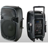 Автономна акустика з радіомікрофонами JB15RECHARG 800W-Max (MP3/FM/Bluetooth/Акумулятор)