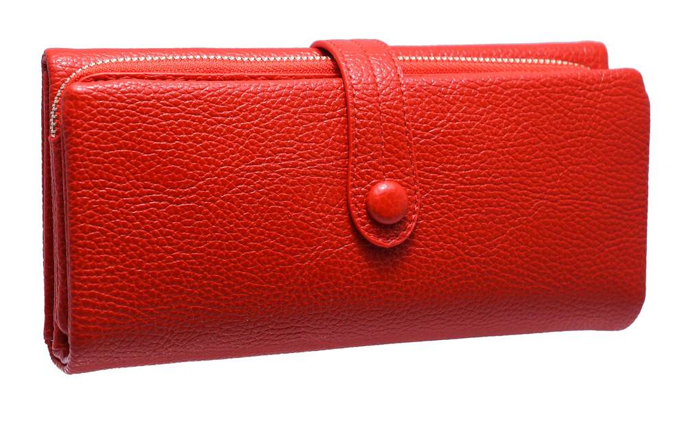 Жіночий модний гаманець W9055 red, фото 1