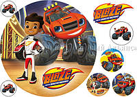 Друк їстівного фото Ø21 Вафельний папір спалах і диво-машинки No12