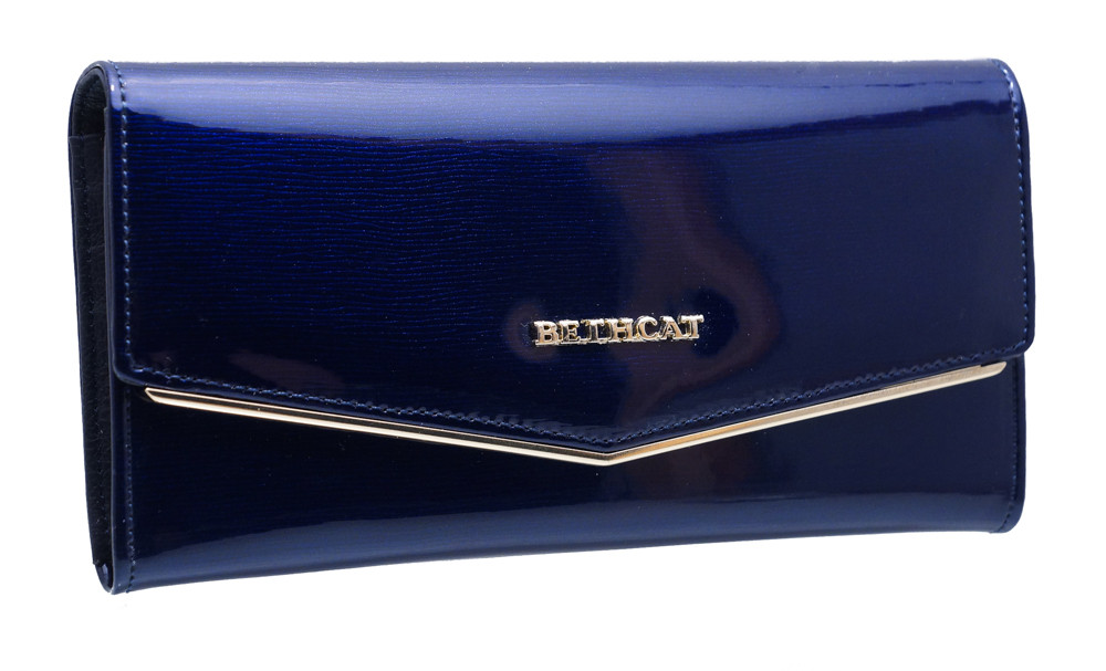 Шкіряний жіночий гаманець BC35 blue