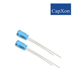 3,3 mkf - 50v (mini size) / висота/7mm SX 4*7 CapXon, 85°C конденсатор електролітичний