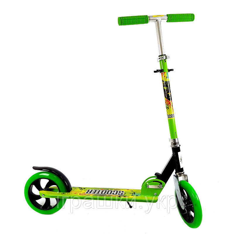 Самокат двоколісний Scooter 109, салатовий