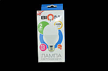 Світлодіодна лампа Biom BT-516 A65 15 W E27 4500 К матова