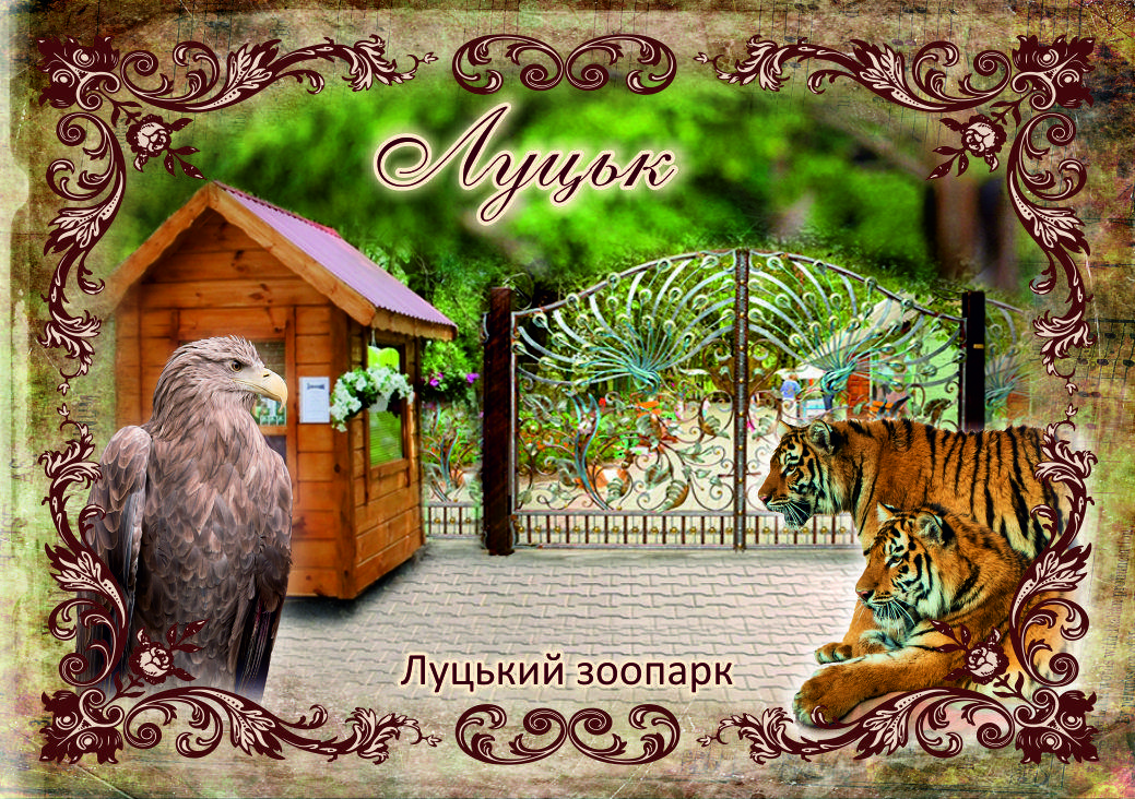 Вініловий Магніт м. Луцьк "Луцький зоопарк" 60х90 мм