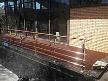 Прежде чем оставить террасу на просушку, проверьте её на наличие тёмных участков, которые могут потребовать повторного нанесения осветлителя. Чем лучше выглядит терраса то отделки, тем лучше она будет выглядеть после её нанесения. 