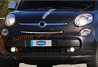 Накладка на решітку радіатора Omsa на Fiat 500L 2012