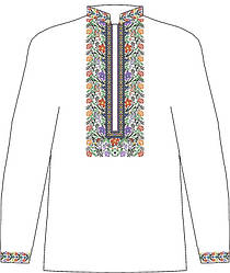 ЧСВП-37. Заготівля Чоловіча сорочка домоткана