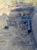 Бурение и затяжка ПЕ труб  3