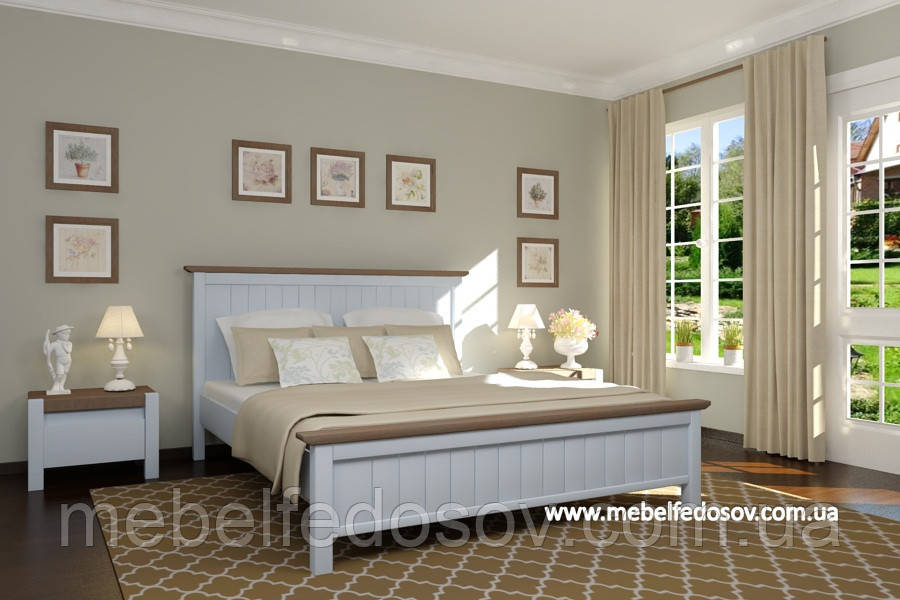 Ліжко Верджиния двоспальне 180 (Мебігранд/Mebigrand) 1990х2040(2140)х1100мм, фото 1