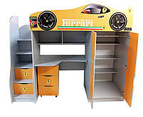 Дитяче ліжко-кімната Bed-Room No1 BMW синє, спальне місце 1700х800 мм, фото 7
