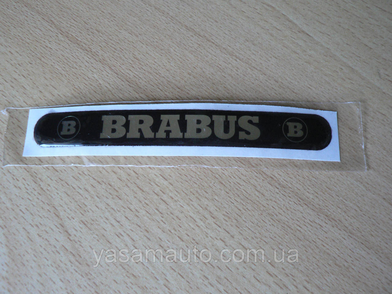 Купить Наклейка s надпись Brabus 109х14х1мм силиконовая полоска на авто ...