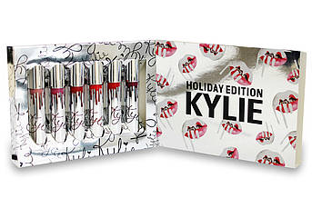 Набір рідких матових помад Kylie Holiday Edition (6 штук)