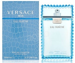 VERSACE MAN EAU FRAICHE EDT 200 ml туалетна вода чоловіча (оригінал оригінал Італія)